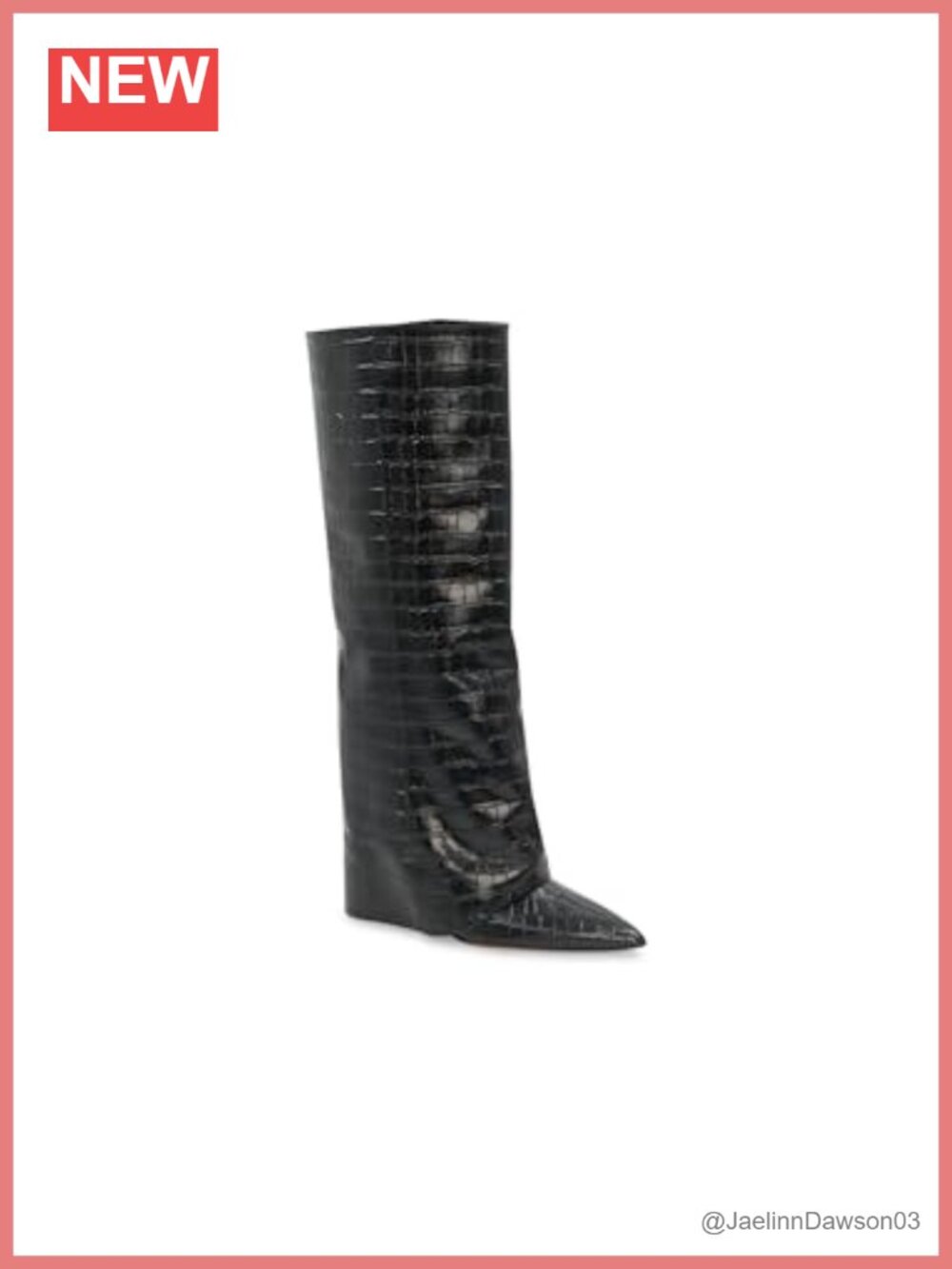 BCBGMAXAZRIA Ebana Leather Knee-High Boots Pointed Toe Hooded Shaft